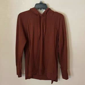 90 Degree Brown red pullover hoodie L
